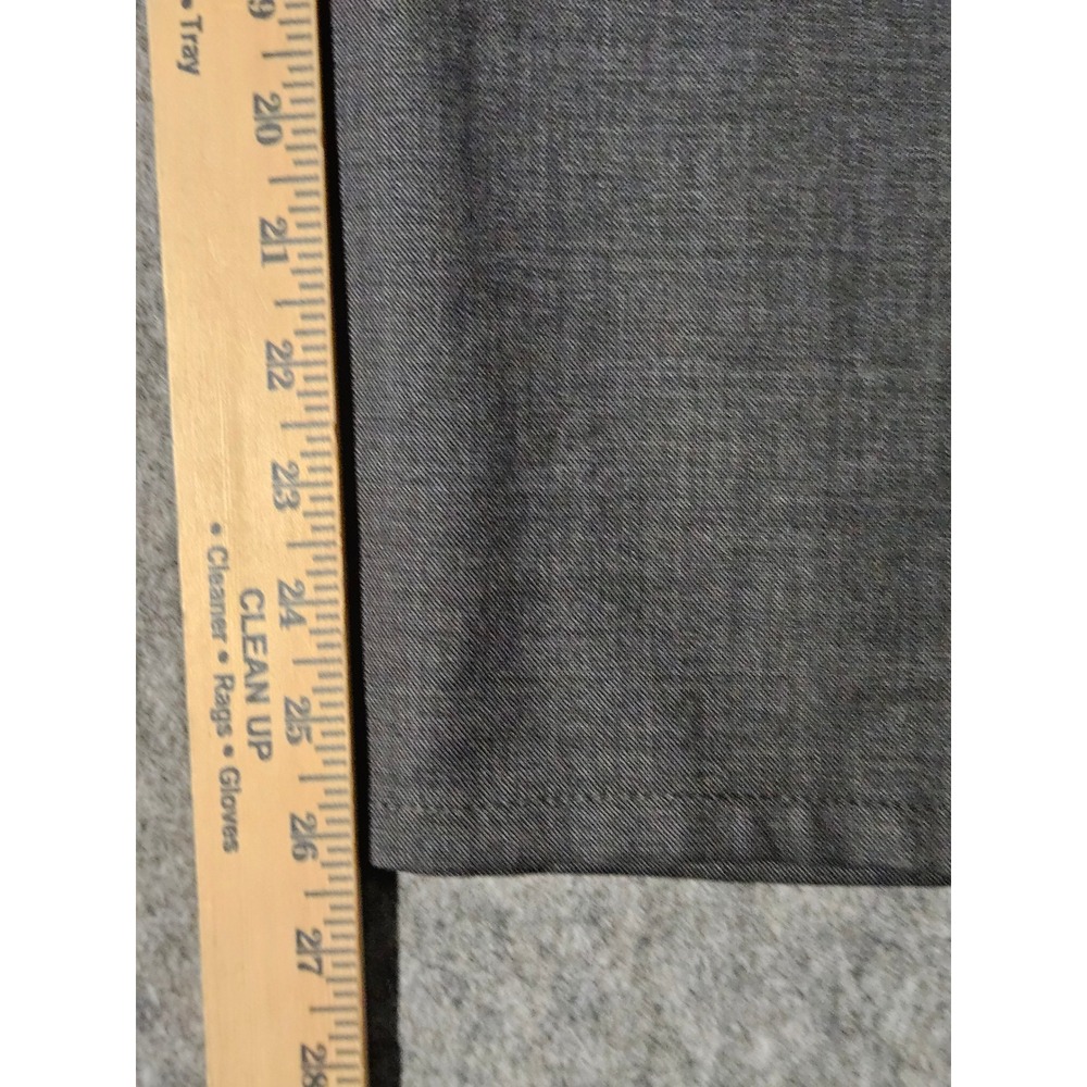 Ermenegildo Zegna Trousers Mens 34x26 Gray Wool Stretch Straight Leg 4U8P06 GAN - Picture 4 of 9